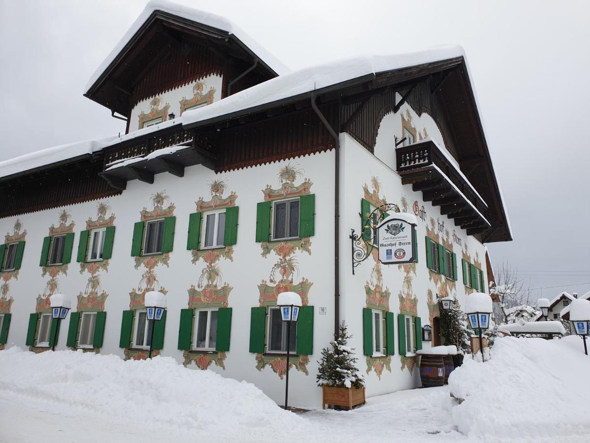 Ferienwohnungen Im Gasthof Stern Inklusive Koenigscard Unterammergau Exterior foto
